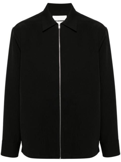 Jil Sander wool gabardine shirt