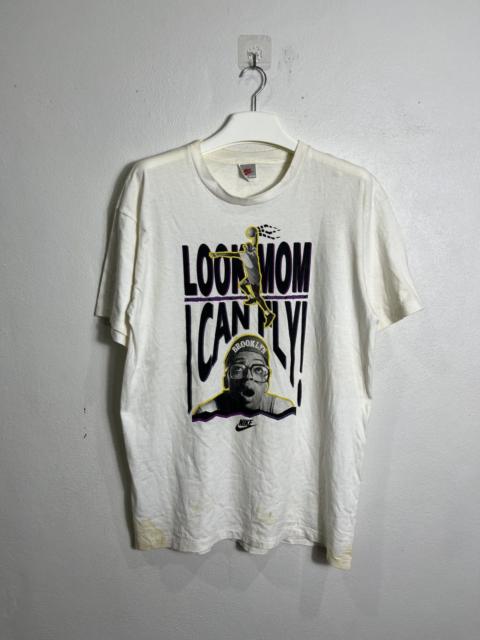 Nike Vintage 90s NIKE SPIKE LEE Look Mom I Can Fly tshirt