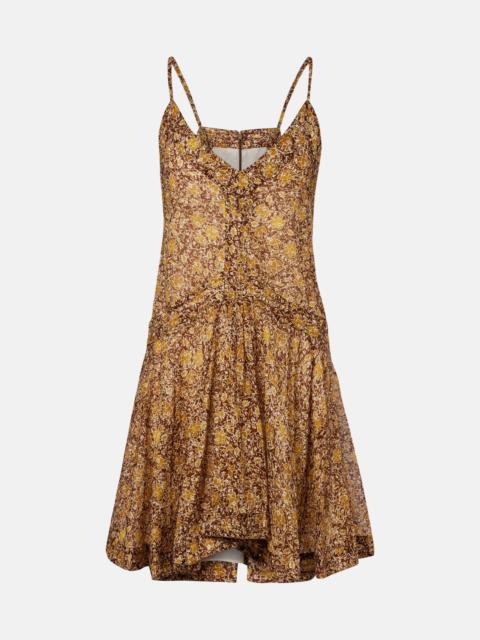 Isabel Marant Étoile Danielle floral cotton voile minidress