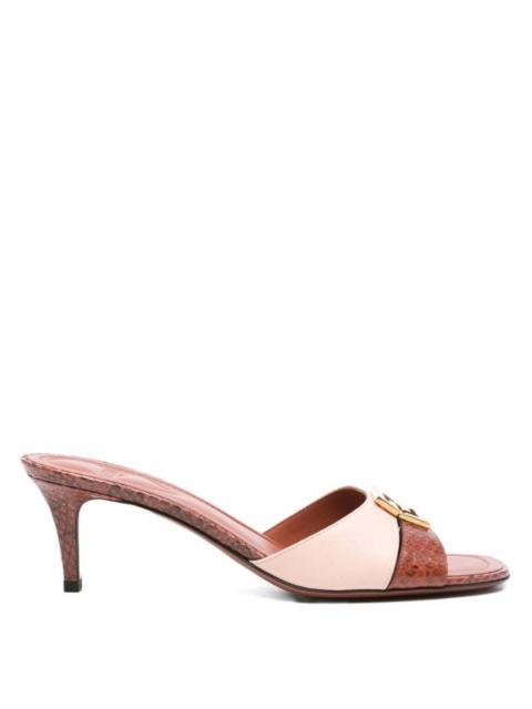 FENDI Fendi FFold Ayers Medium-Heeled Sandals