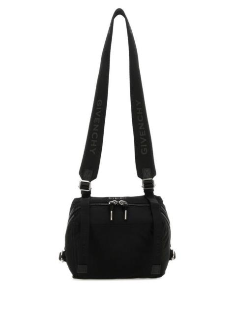 Givenchy Man Black Nylon Blend Small Pandora Crossbody Bag
