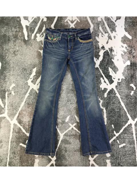 Other Designers Japanese Brand - Japanese Brand Faded Blue Flare Jeans KJ1940