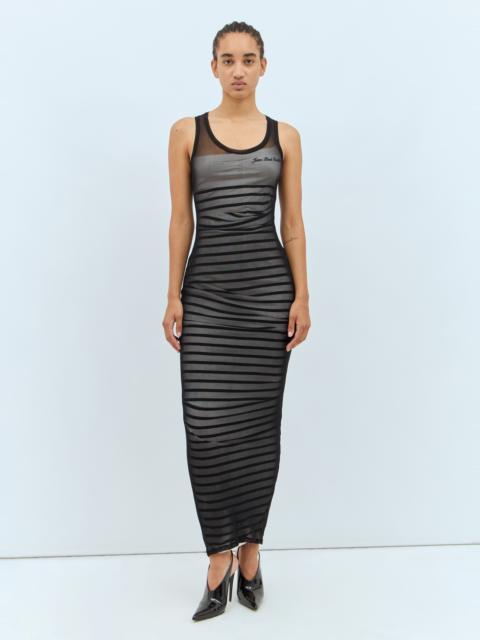 Jean Paul Gaultier Ribbed Mariniere Maxi Dress