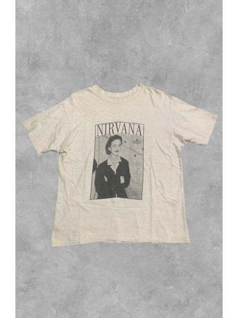 Rare Vintage Nirvana "Drew Barrymore" Photo T-Shirt - Faded Grey