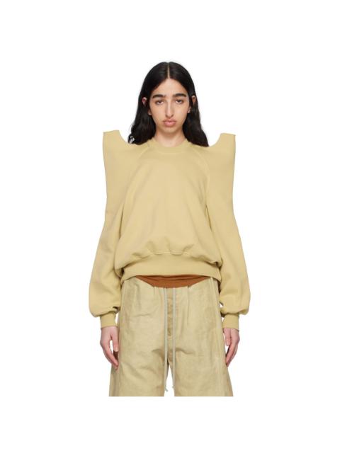 Rick Owens DRKSHDW Beige Hollywood Tecsweat Sweatshirt