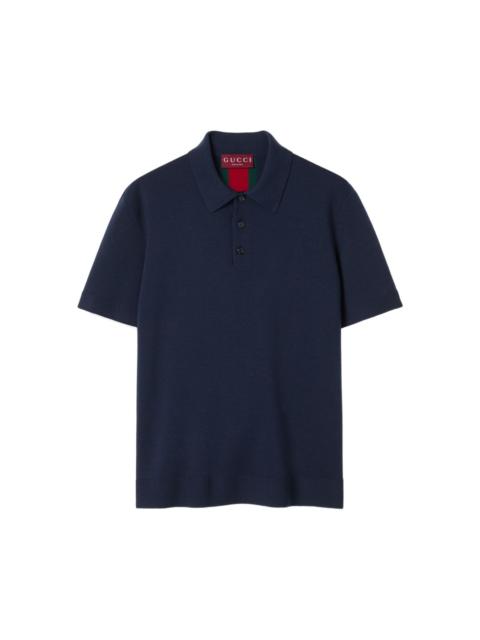 GUCCI wool polo shirt