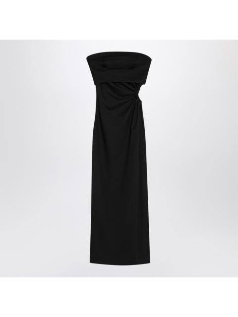 Max Mara Max Mara Black bustier dress in wool blend