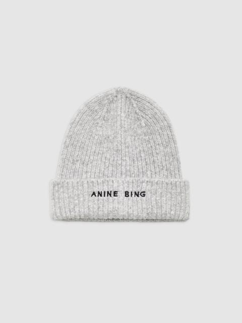 ANINE BING Elia Beanie - Light Heather Grey