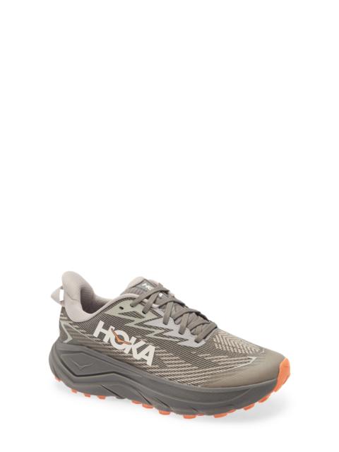 HOKA HOKA Challenger 8 GTX Gore-Tex® Waterproof Trail Running Shoe in Cement /Gravel at Nordstrom