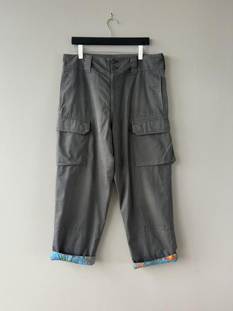 00s Floral-Lined Cargo Trousers