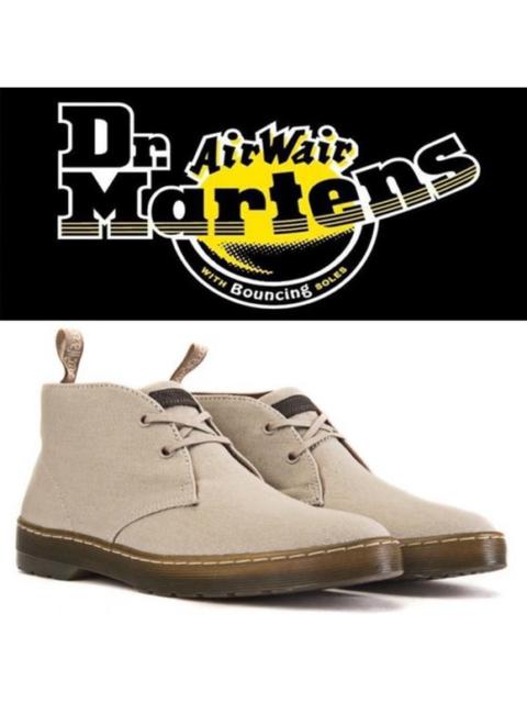 Dr. Martens Men's Mayport Sand Overdyed Twill Canvas Lace Boots Size 10M