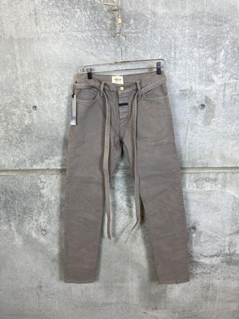 Fear of God NWOT FEAR OF GOD GRAY CORDUROY BELTED SIXTH JEANS