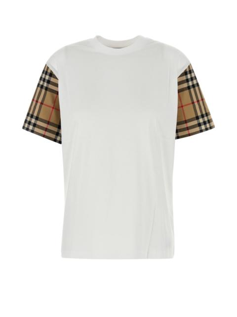 Burberry White cotton t-shirt