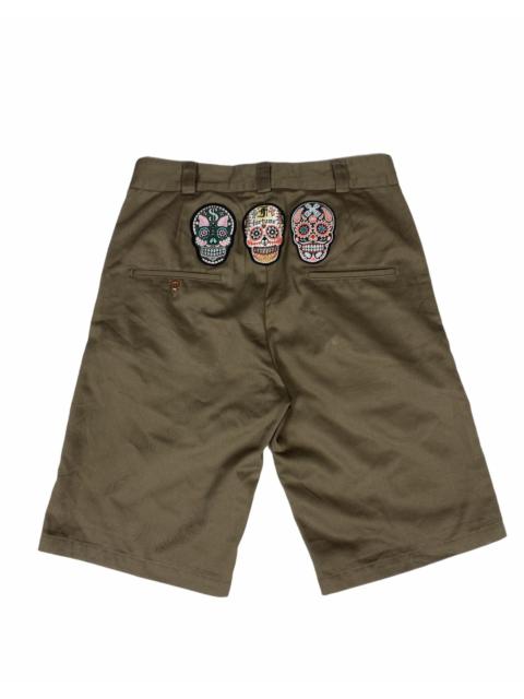 Sasquatchfabrix. Sasquatchfabrix Skull Chino Short Pants. S008