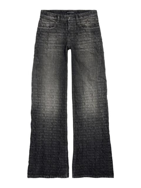 BALENCIAGA Balenciaga Women Women`S Black Wide-Leg Trousers