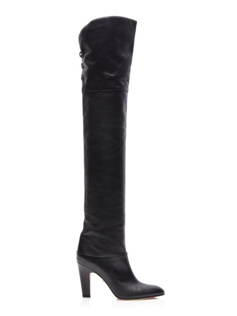 Chloé Eve Over-The-Knee Leather Boots black