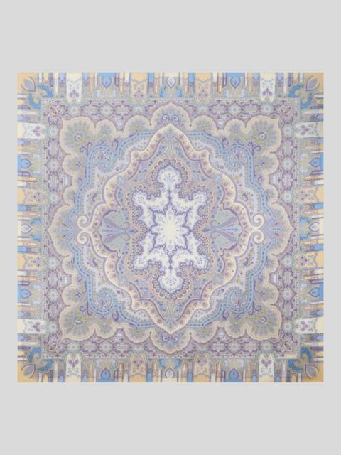 Etro WOOL AND SILK SHAWL WITH PLACED PRINT