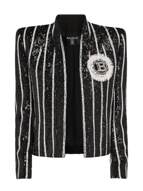 Sequinned Spencer Jacket
