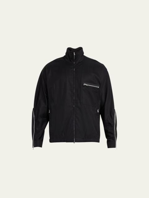 3.1 Phillip Lim Men's Curve-Zip Blouson Jacket