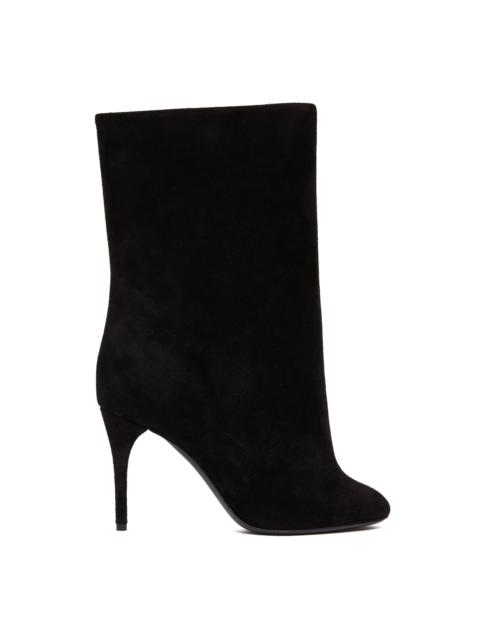 Alaïa Black Suede Ankle Boots