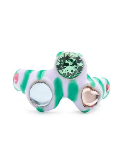 Collina Strada LILAC STRIPE FLORENCE RING