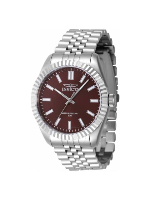 Other Designers Invicta Specialty Quartz Copper Dial Stainless Steel Men's Watch 47482