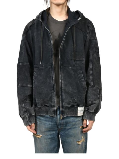 Maison MIHARAYASUHIRO BLEACHED REPAIR PARKA / BLK
