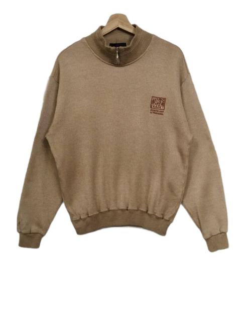 Other Designers Vintage Jean Louis Fradet Pinstriped Turtleneck Sweatshirt