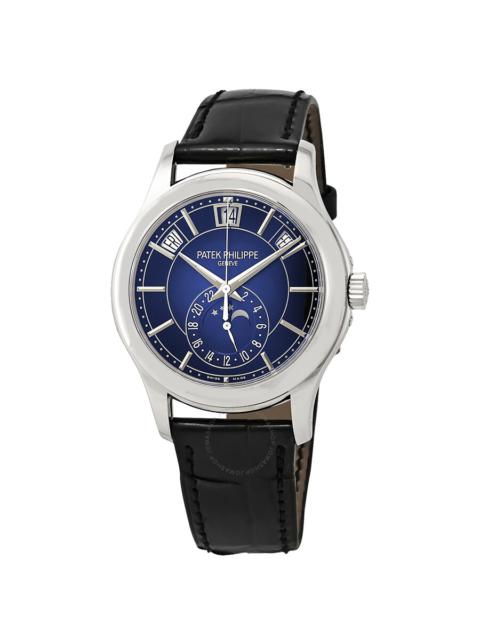 Patek Philippe Patek Philippe Complications Moon Phases Annual Calendar Automatic Blue Sunburst Dial Men's Watch 52