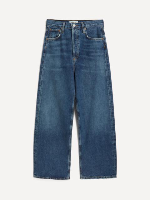 AGOLDE Ren High-Rise Wide-Leg Jeans in Contro