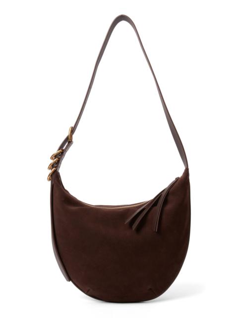 rag & bone rag & bone Medium Mercer Suede Hobo Bag in Chocolate at Nordstrom