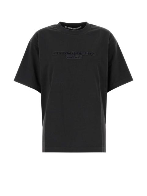 Alexander Wang Alexander Wang Women Charcoal Cotton Oversize T-Shirt