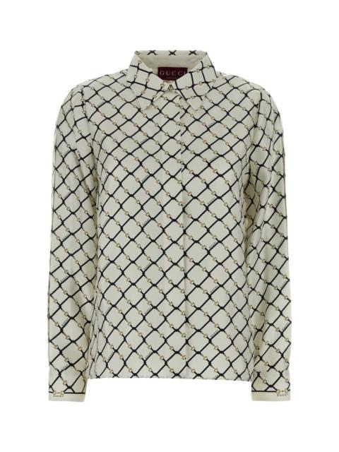 GUCCI Gucci Women Printed Silk Shirt