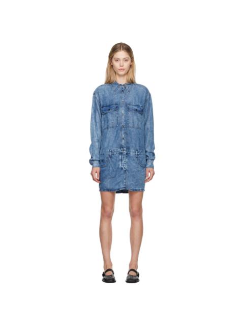 Isabel Marant Étoile Blue Palvina Minidress