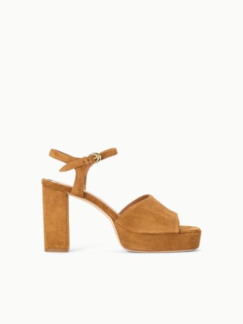 STAUD STAUD JODIE PLATFORM HEEL TAN