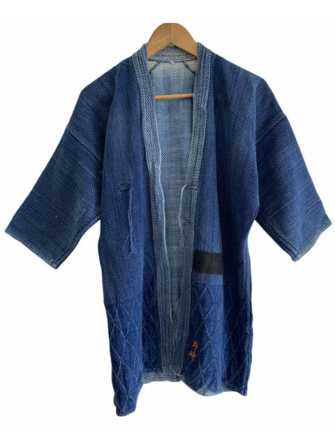 Other Designers Japanese Brand - Special Kendo Kimono Indigo Dyed Woven Japanese Traditional
