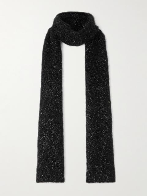 Dries Van Noten Metallic Wool-blend Scarf