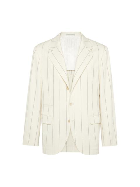 striped blazer