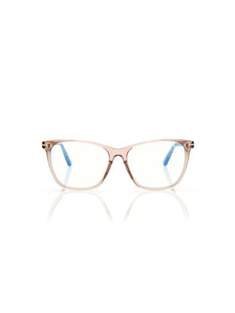 TOM FORD BLUE BLOCK SOFT CAT EYE SHAPE OPTICALS