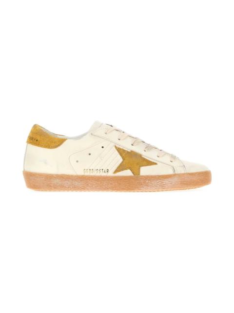 Golden Goose White Leather Superstar Classic Sneakers