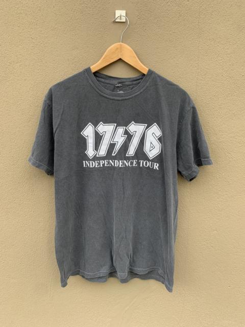 Other Designers Band Tees - Thrashed Faded 1776 Alternative rock band tour Tshirt