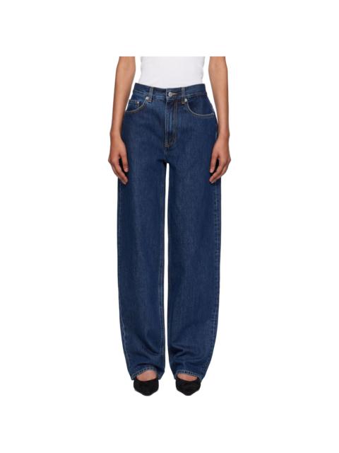 Blue Samur LDS Straight Leg Jeans