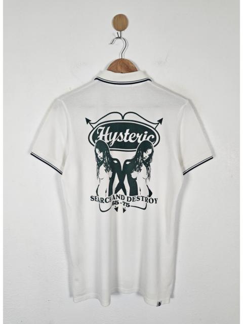 Hysteric Glamour Hysteric Glamour Search and Destroy Polo shirt
