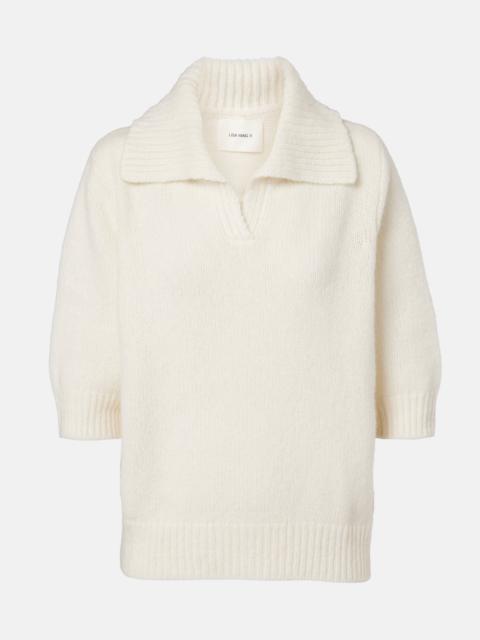 LISA YANG Lailai cashmere and silk polo sweater