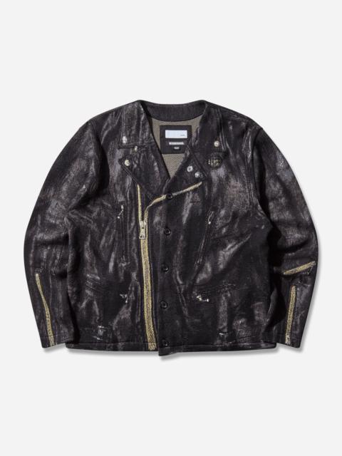 NEIGHBORHOOD Men's TOLQ Riders Pattern Cardigan Black