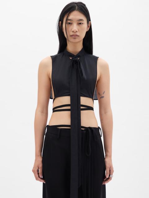 Ann Demeulemeester Cyra Plastron with Detachable Foulard