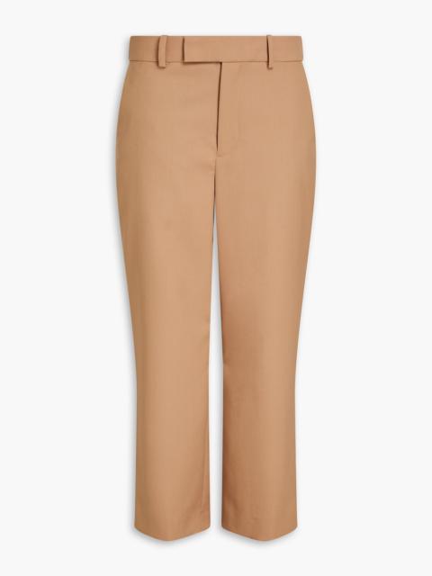 FRAME Wool-blend twill straight-leg pants