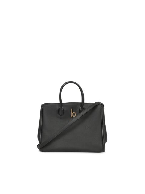 Burberry Burberry Black Leather Small Rocking Horse Handbag