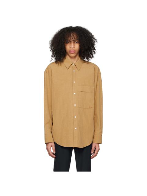 Wooyoungmi Brown Button-Down Shirt