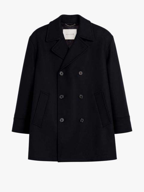 HUMBIE NAVY WOOL PEA COAT